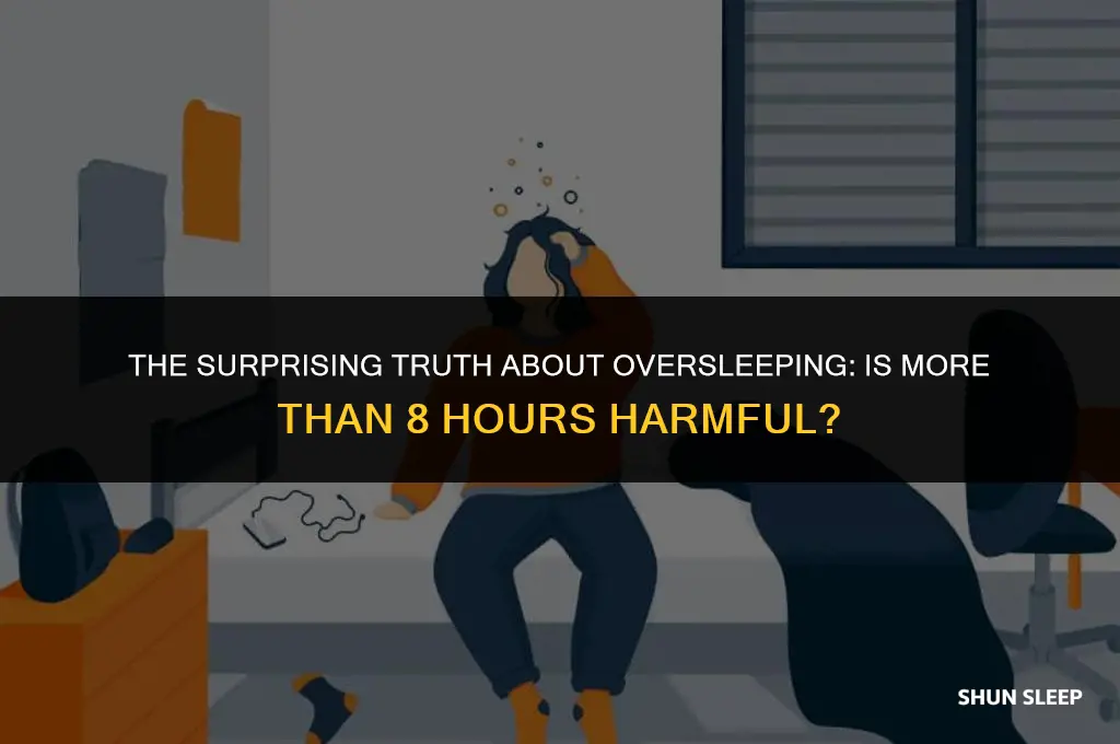 can sleeping more than 8 hours be bad