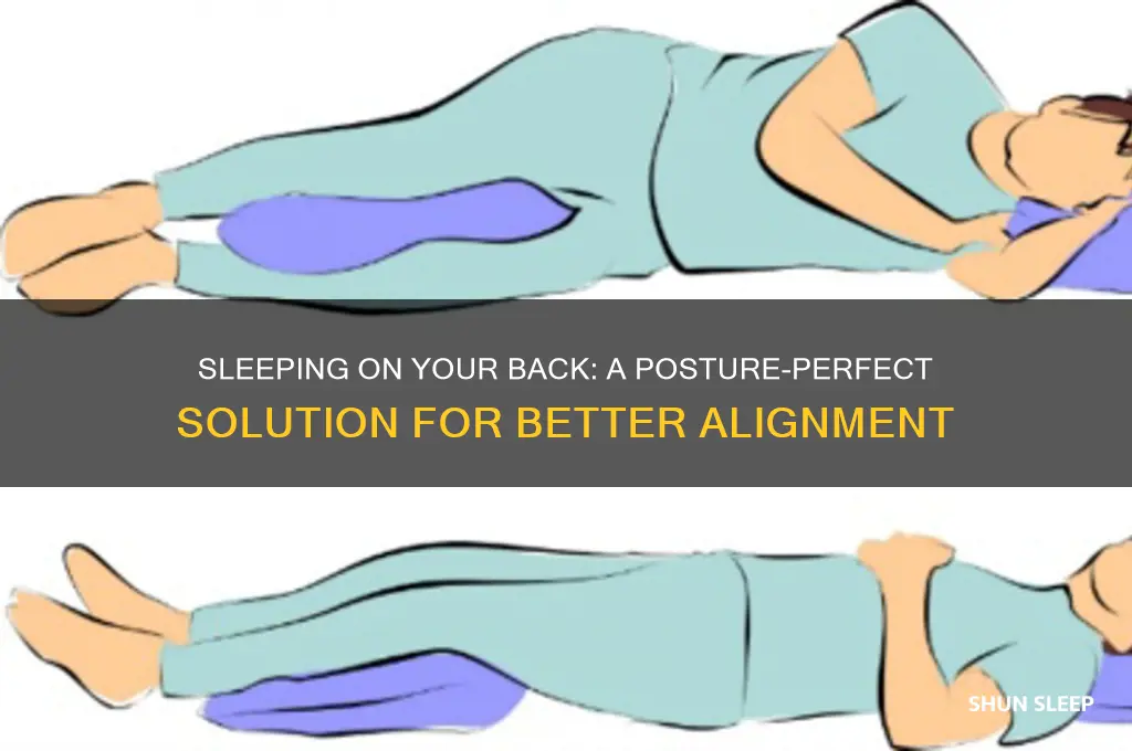 can sleeping on back help posture