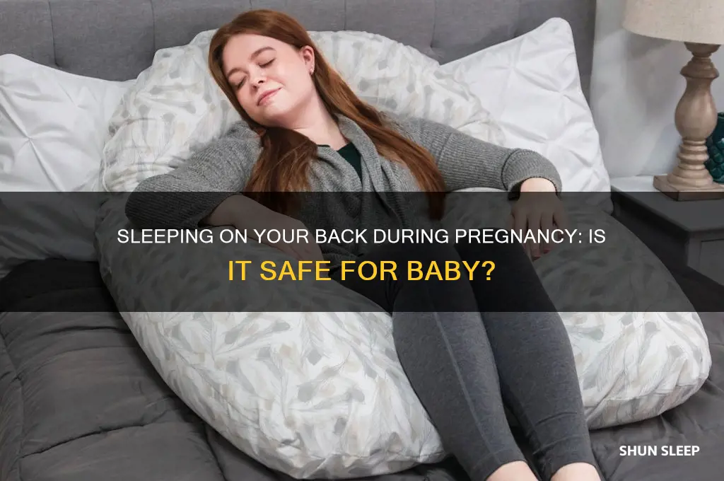 can sleeping on my back harm my unborn baby