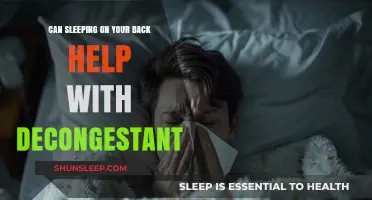 Sleeping on Your Back: A Natural Decongestant Solution?