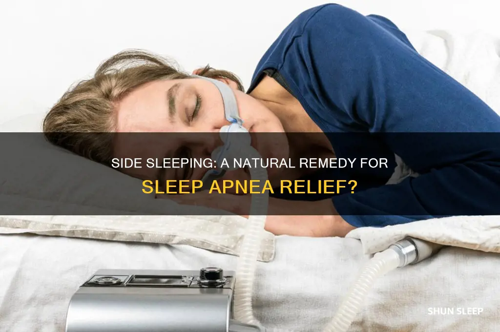 can sleeping on your side help sleep apnea