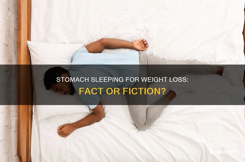 can sleeping on your stomach help you lose weight
