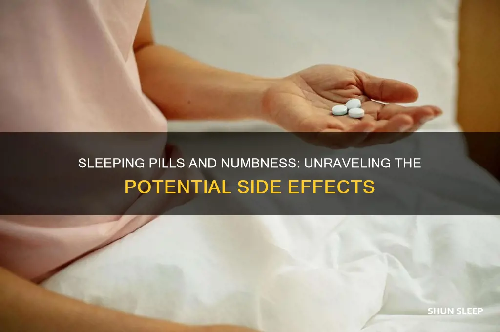 can sleeping pills cause you to get numb