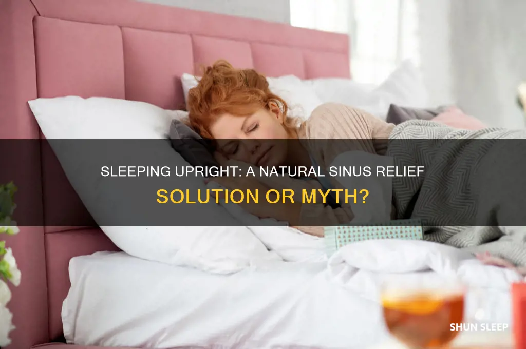 can sleeping upright help with sinuses