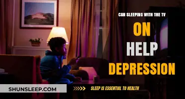 TV's Glow: Can Background Noise Ease Depression Symptoms?