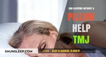 Sleeping Without a Pillow: A TMJ Relief Solution or Myth?
