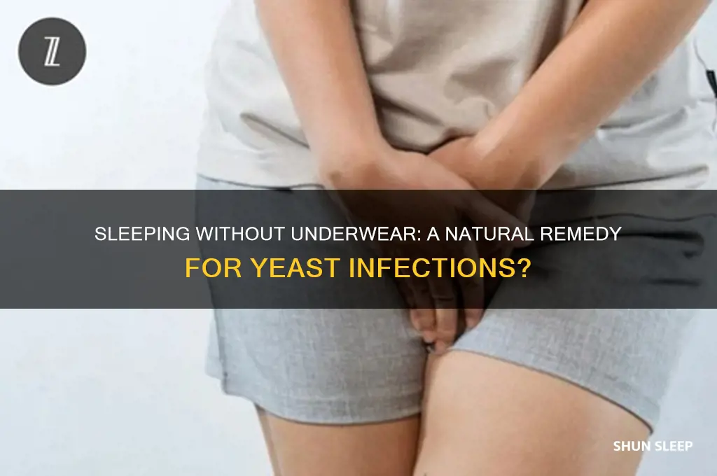 can sleeping without underwear help a yeast infection