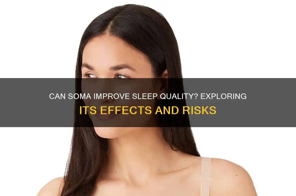can soma help you sleep