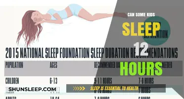 Unraveling the Mystery: Why Some Kids Need 12 Hours of Sleep