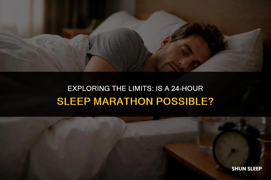 can someone sleep for 24 hours straight