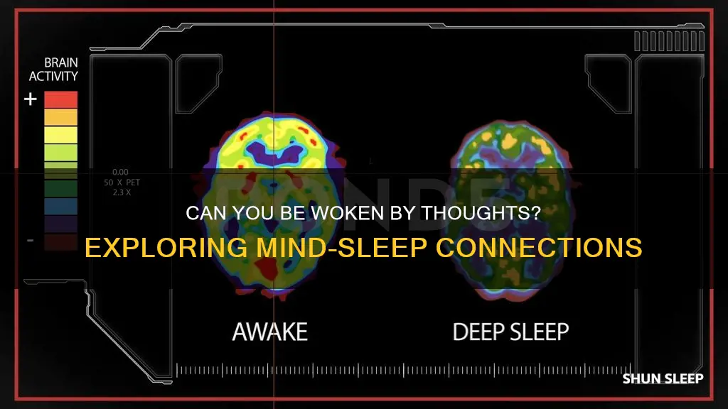 can someone wake you up during sleep through their mind