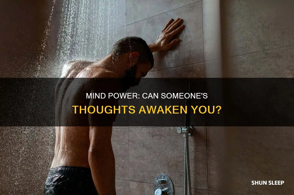 can someone wake you up during sleep through their mind