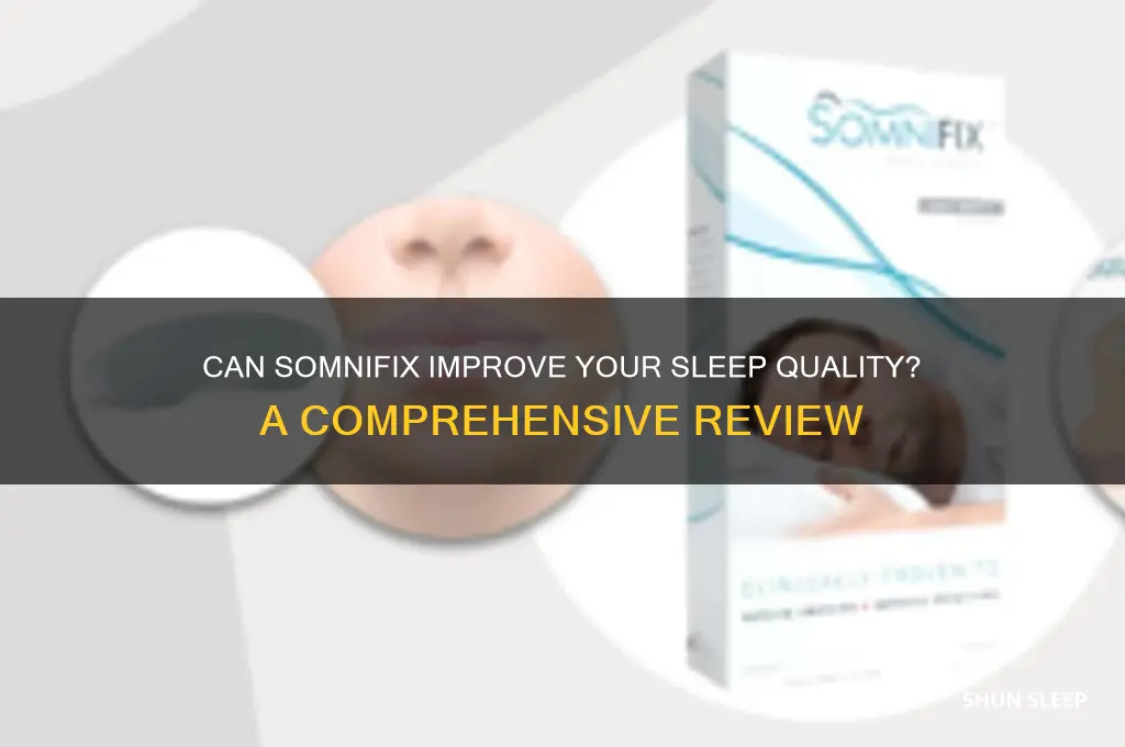 can somnifix help you sleep better