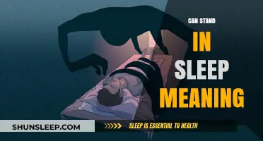 Standing in Sleep: What Does It Mean?