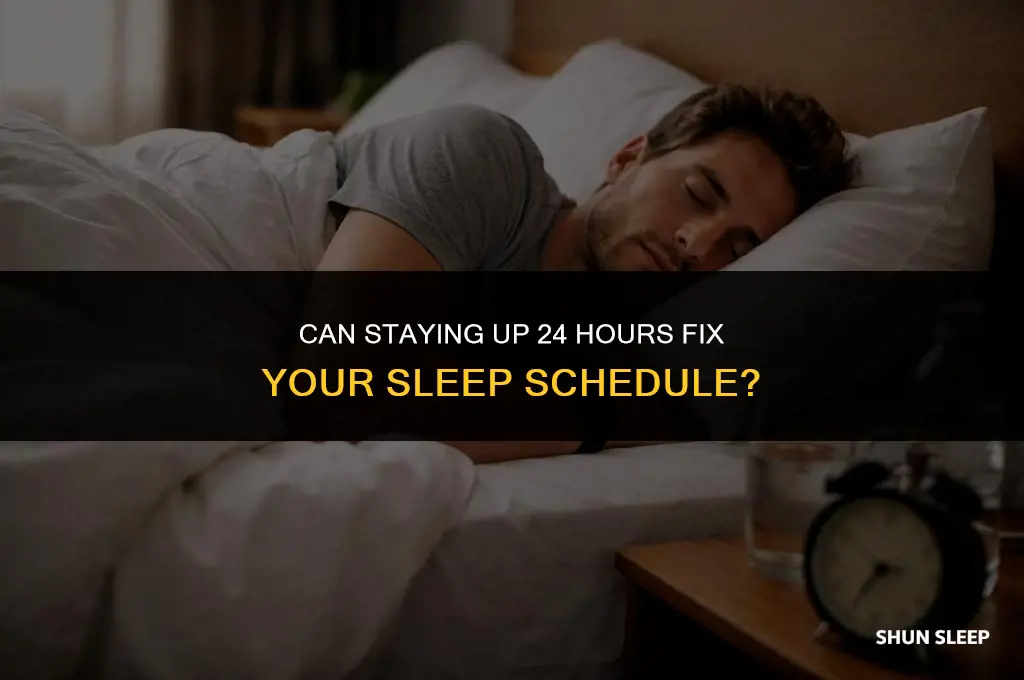 can staying up 24 hours fix your sleep schedule