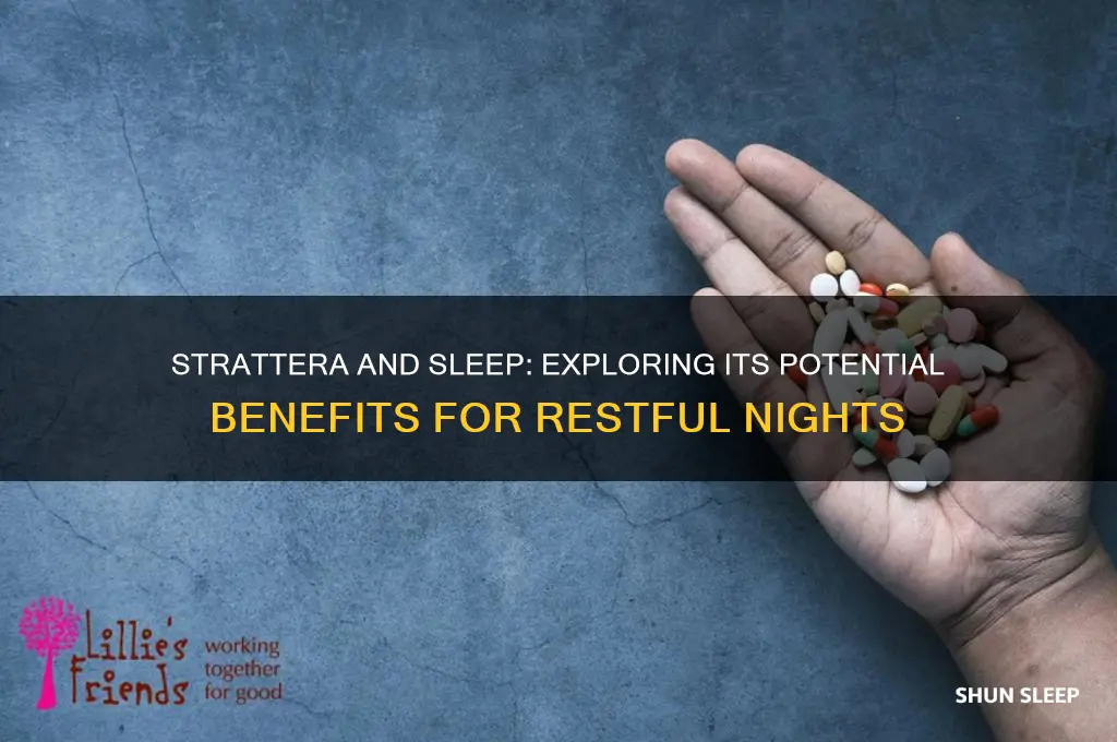 can strattera help sleep