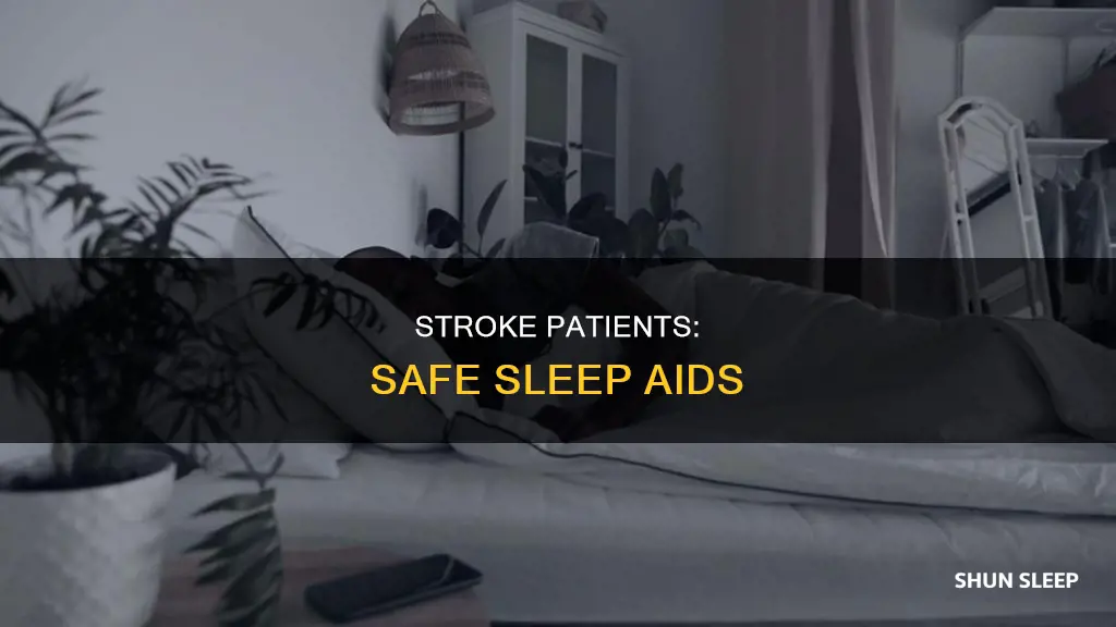 can stroke patients take sleeping pills