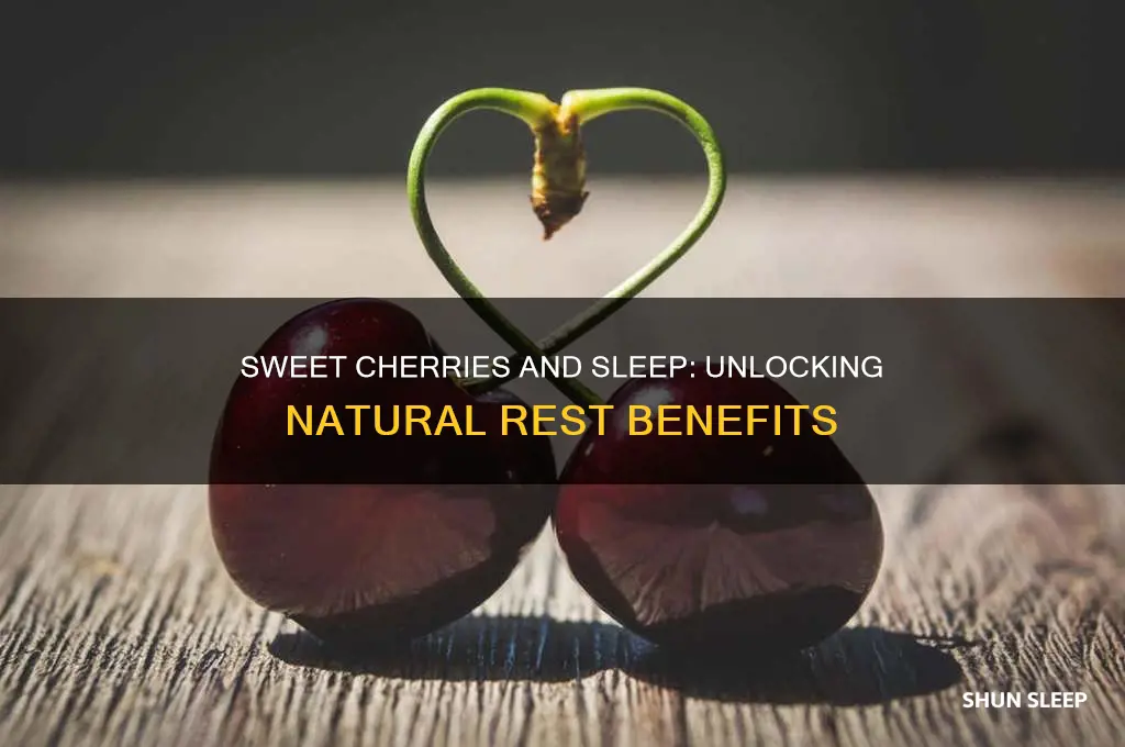 can sweet cherries help you sleep