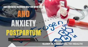Synthetic Estrogen's Role in Postpartum Sleep and Anxiety Relief