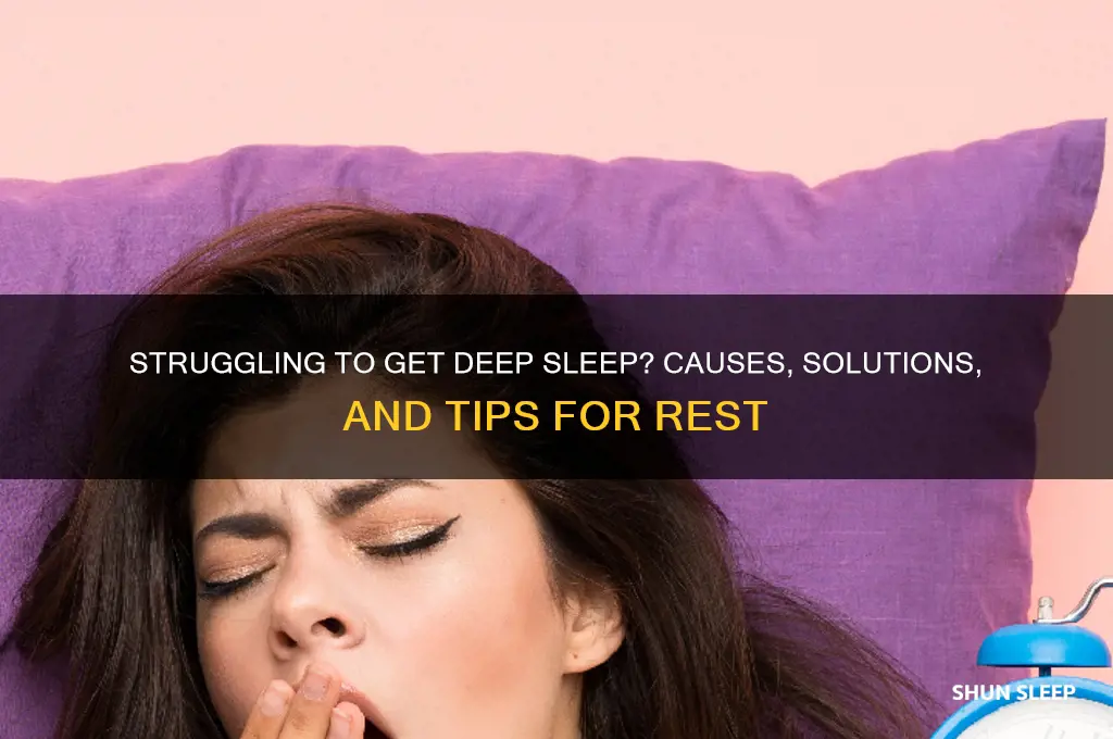 can t get deep sleep