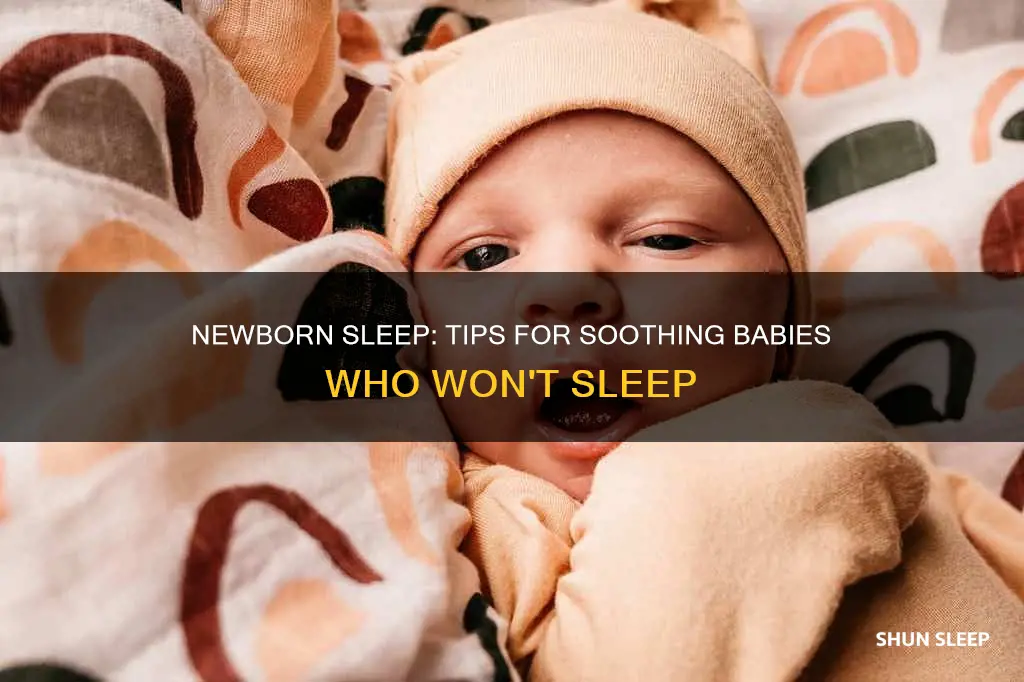 can t lay newborn down to sleep