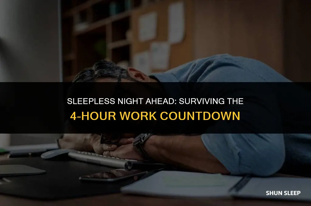 can t sleep and i have work in 4 hours
