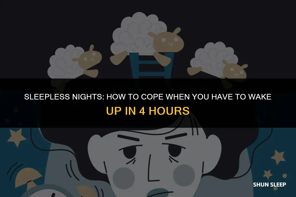 can t sleep have to wake up in 4 hours