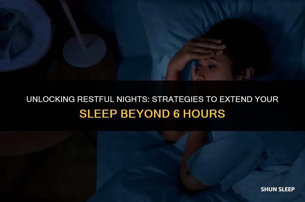 can t sleep more than 6 hours