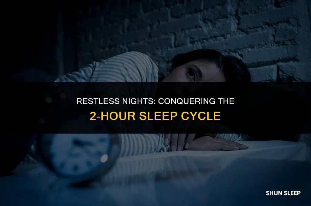 can t sleep wake up every 2 hours