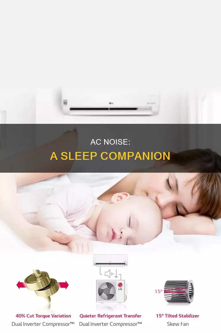 can t sleep without ac noise