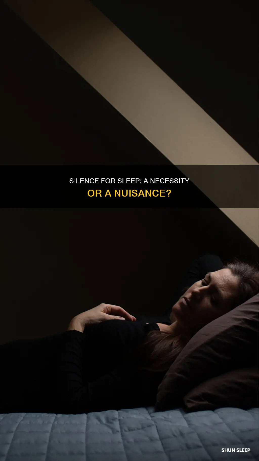 can t sleep without complete silence