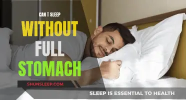 Full Stomach, Empty Mind: The Sleep Conundrum