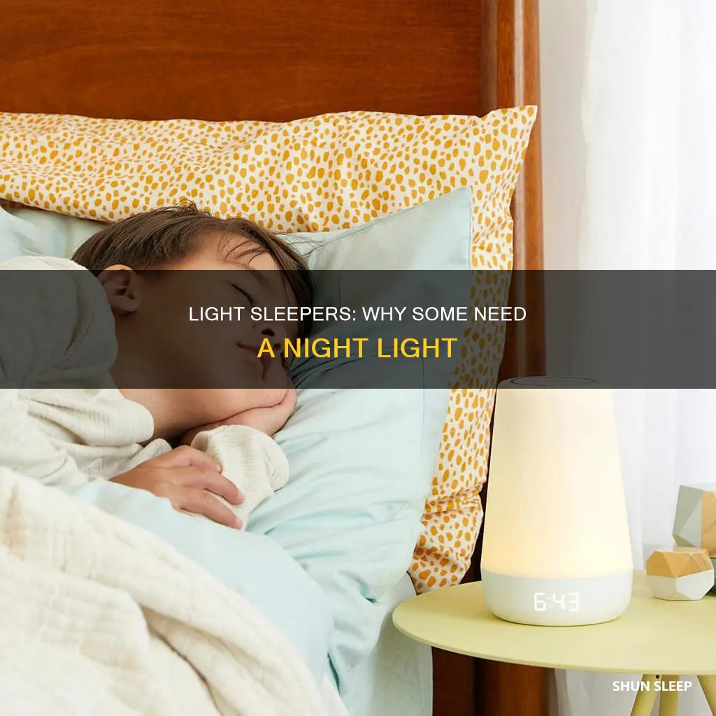 can t sleep without light