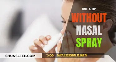 Nasal Spray Dependency: Sleepless Without It