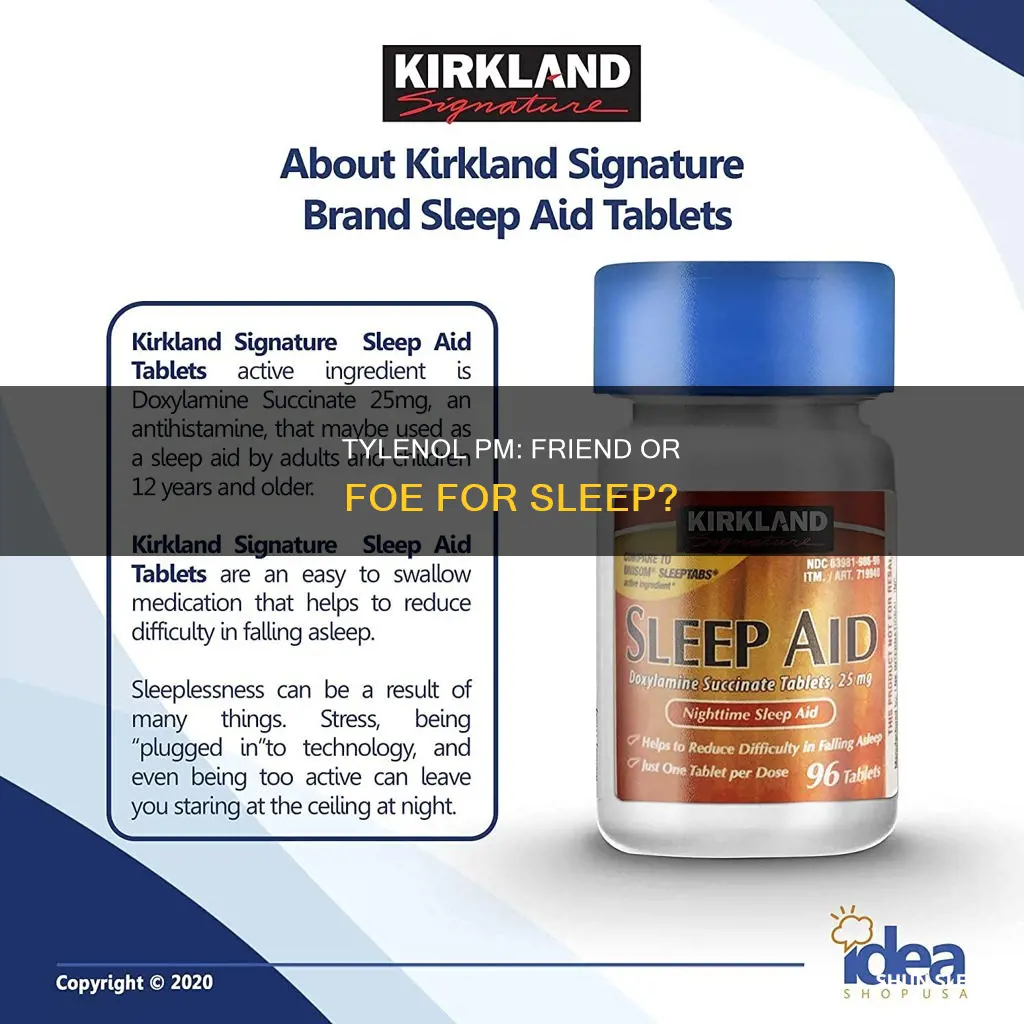can t sleep without tylenol pm