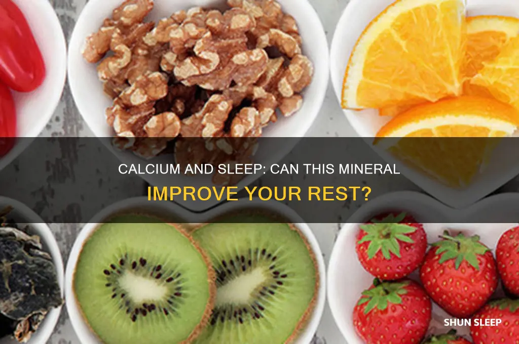 can taking calcium help you sleep