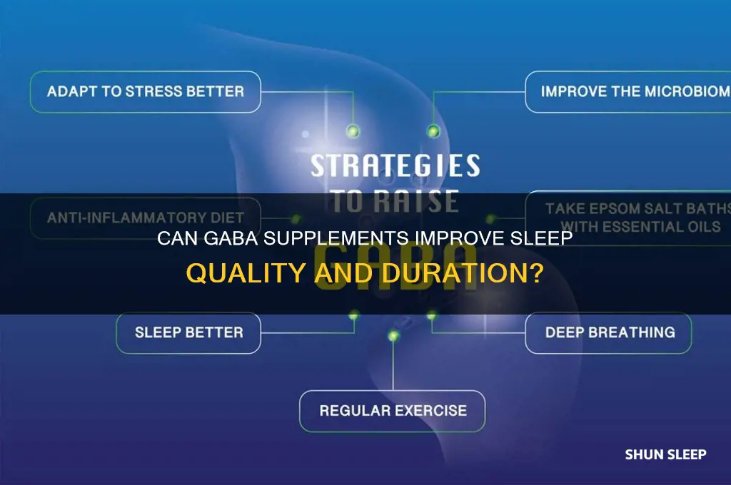 can taking gaba help me sleep