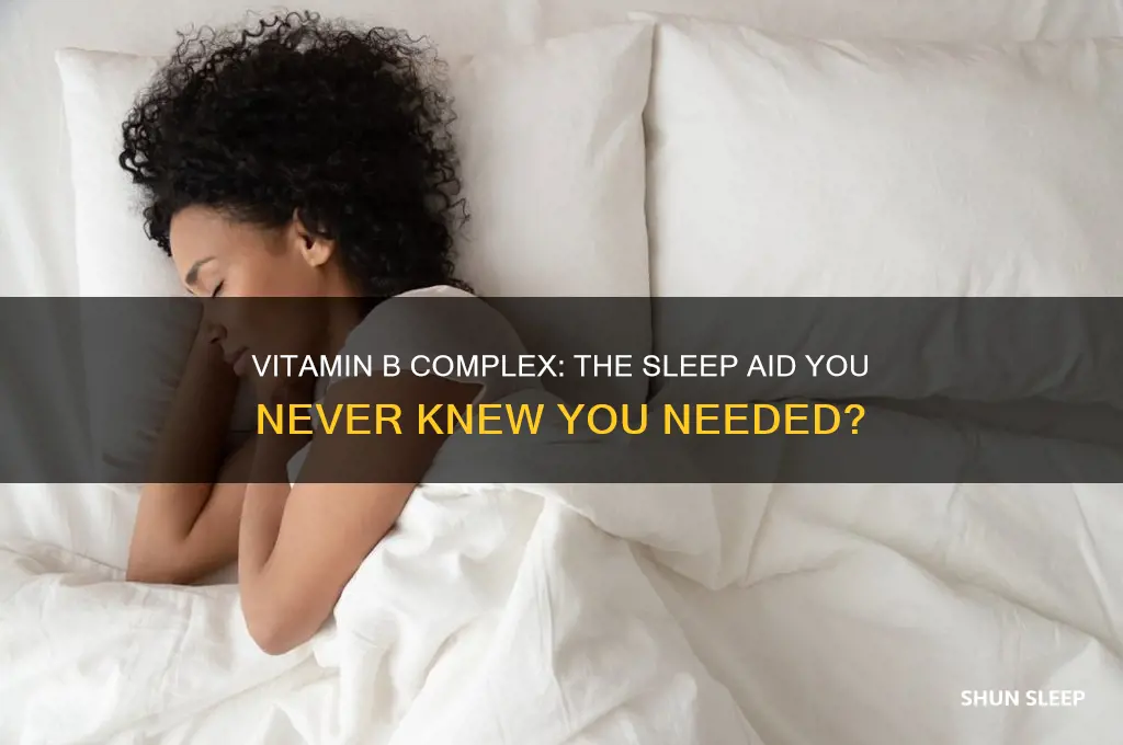 can taking vitabmin b complex help you sleep