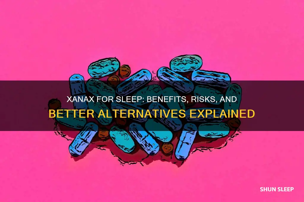 can taking xanax help with sleep