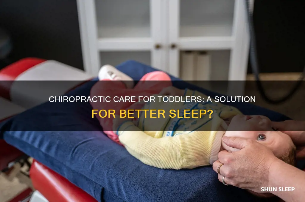 can taking your toddler a chiropractor help with sleep issues