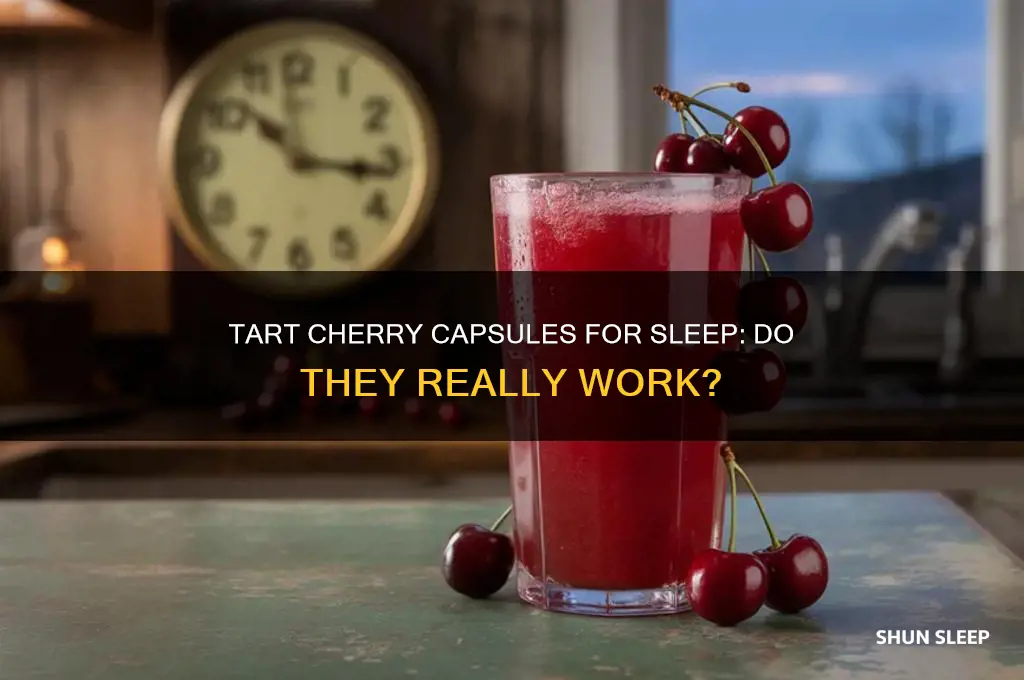 can tart cherry capsules help you sleep