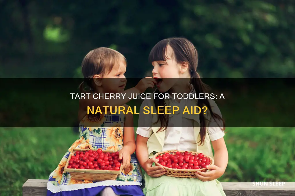 can tart cherry juice help toddlers sleep