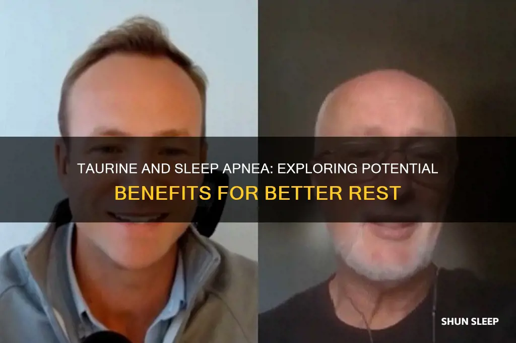 can taurine help sleep apnea