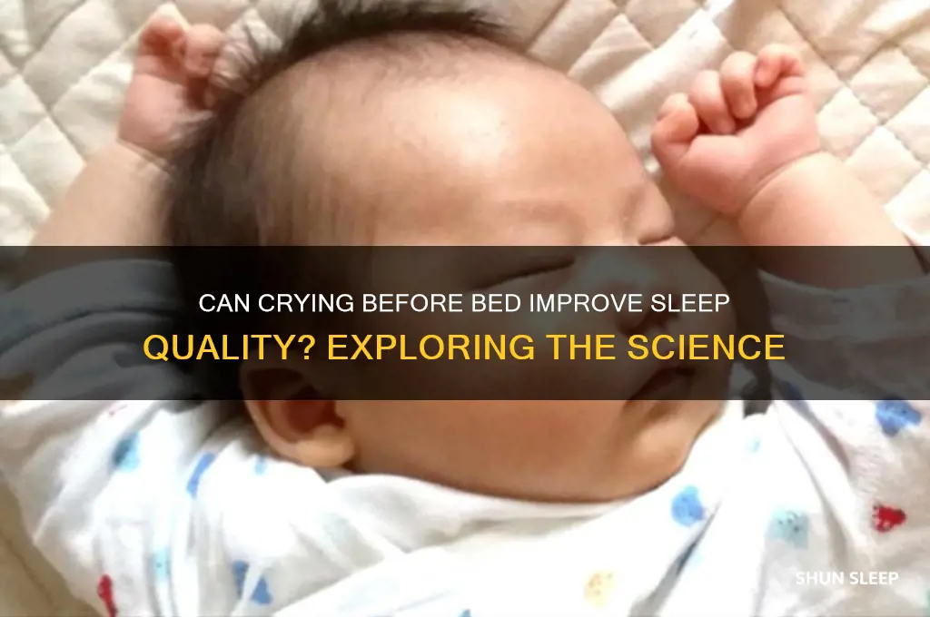 can tears in eays helps sleep
