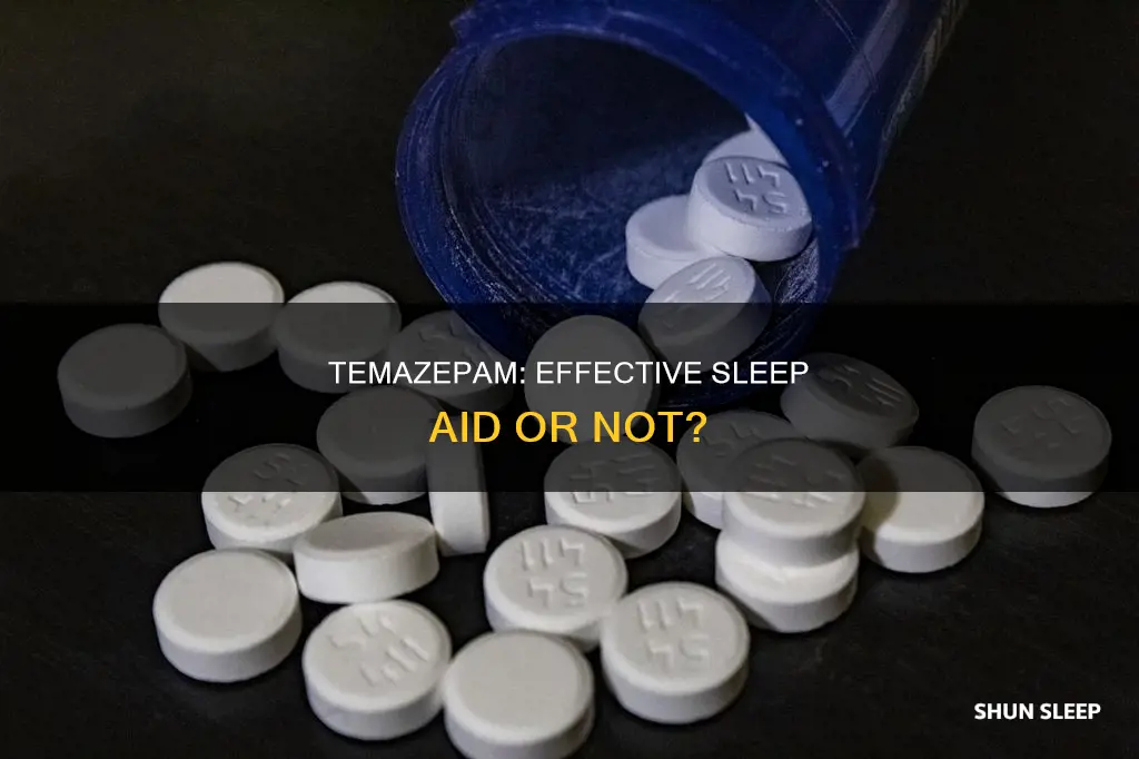 can temazepam be used as sleeping pill