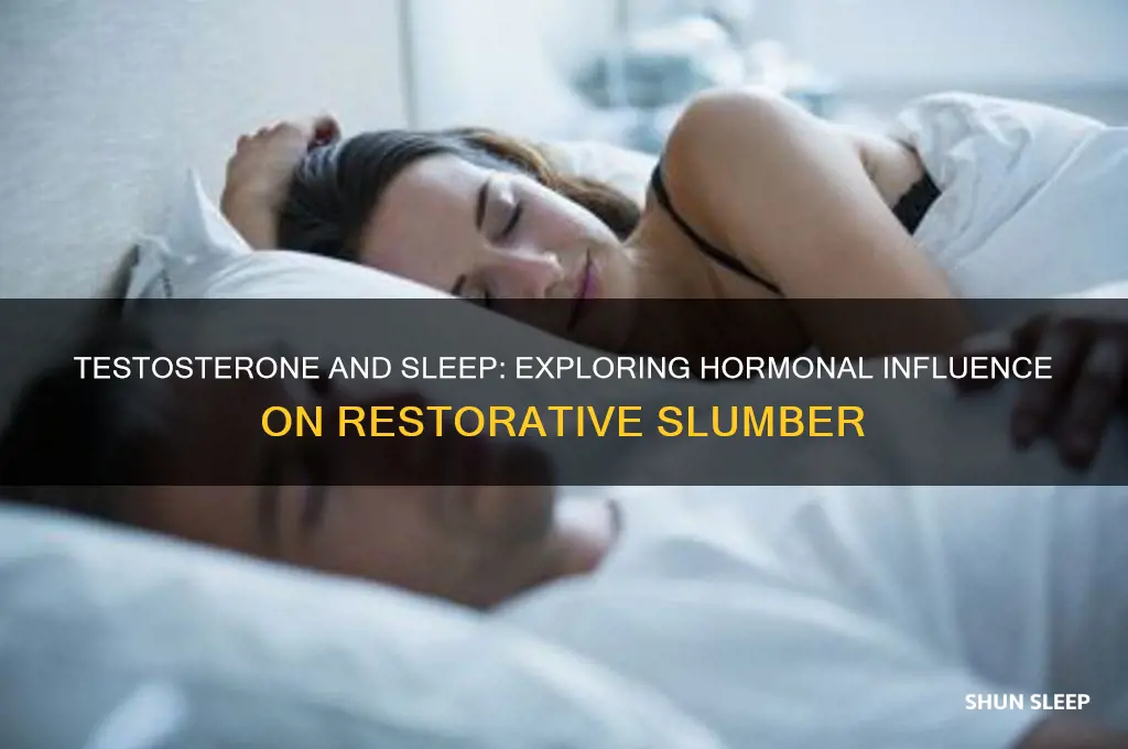 can testosterone help sleep