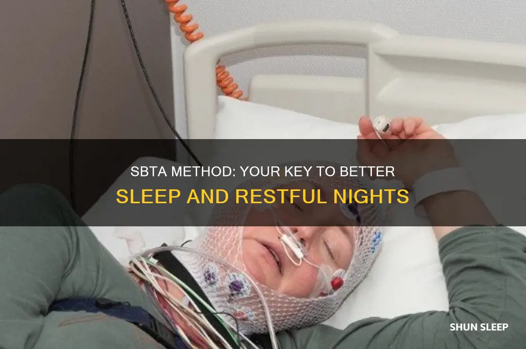 can the sbta method help tyou sleep better