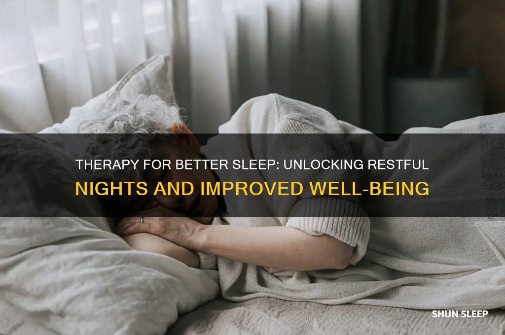 can therapy help with sleep