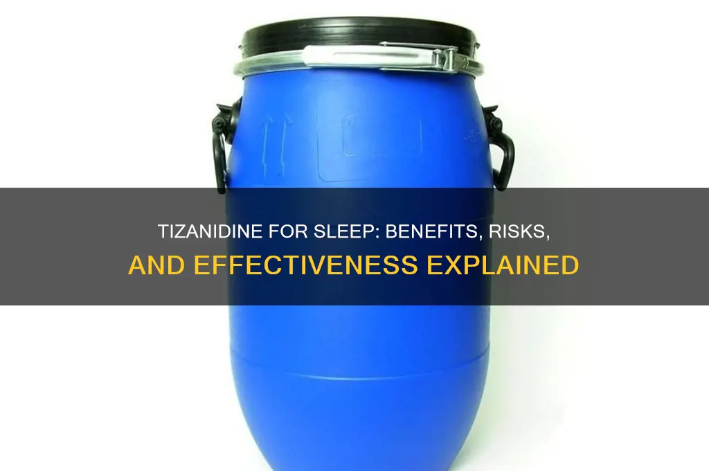can tizanidine help you sleep