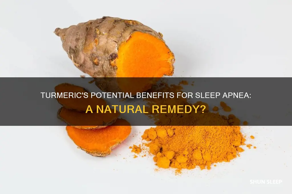 can turmeric help with sleep apnea